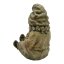 Ceramic garden gnome with a patina – Resting, 46 cm