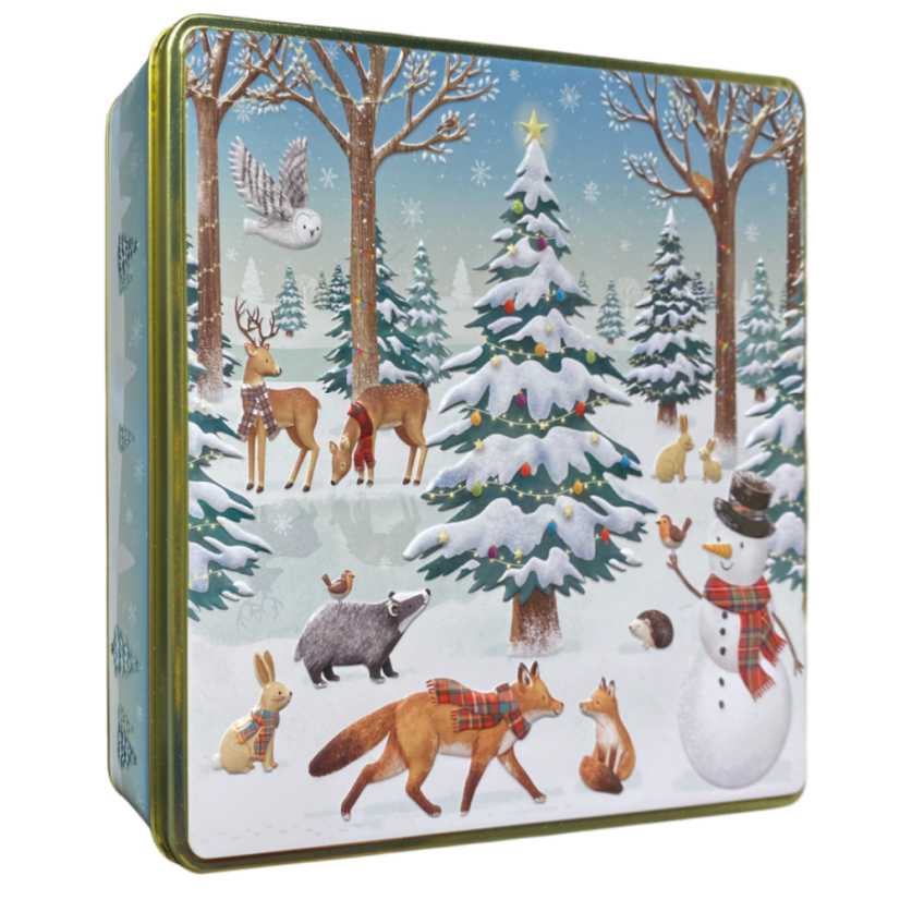 Plechová dóza "Zima"