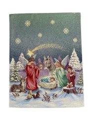 Christmas placemat with motif Angels 40x50 cm