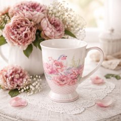 Porcelánový hrnek Pivoňky 330 ml