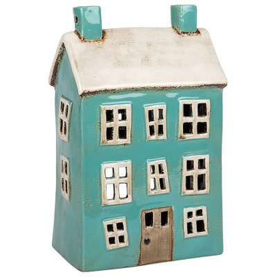 Ceramic candle holder House 25 cm