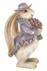 Veľkonočná dekorácia Rabbit vintage