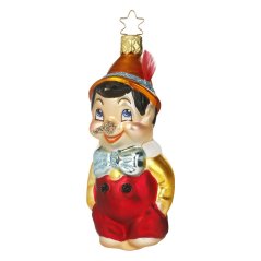 Sběratelská skleněná ozdoba na stromeček Pinocchio Sběratelská skleněná ozdoba na stromeček Pinocchio