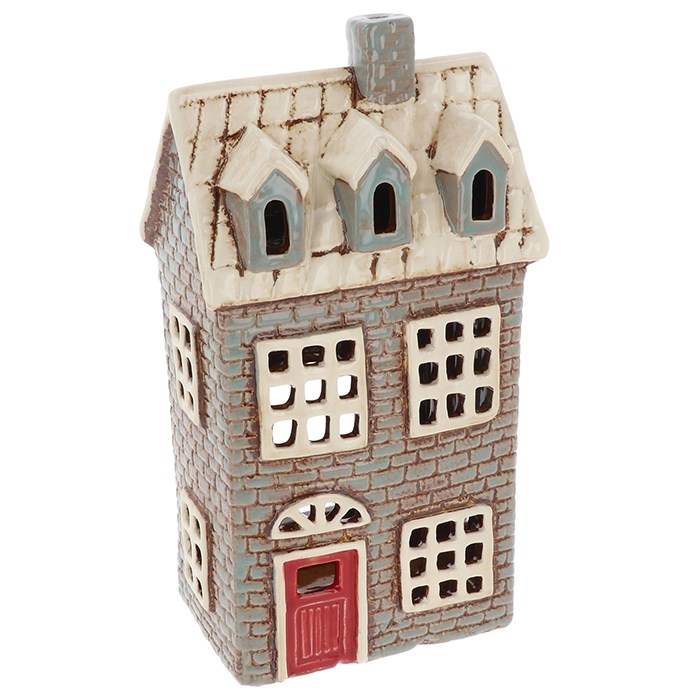 Ceramic candle holder House 25 cm
