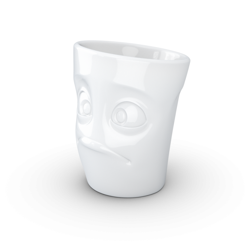 Hrnek s uchem "Zmatený", 350 ml