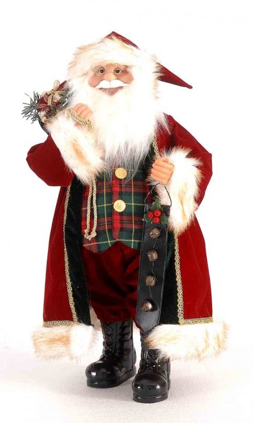 Christmas decoration Santa red-green 64 cm