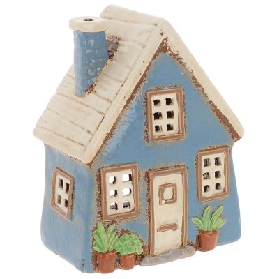 Ceramic candle holder House 16 cm