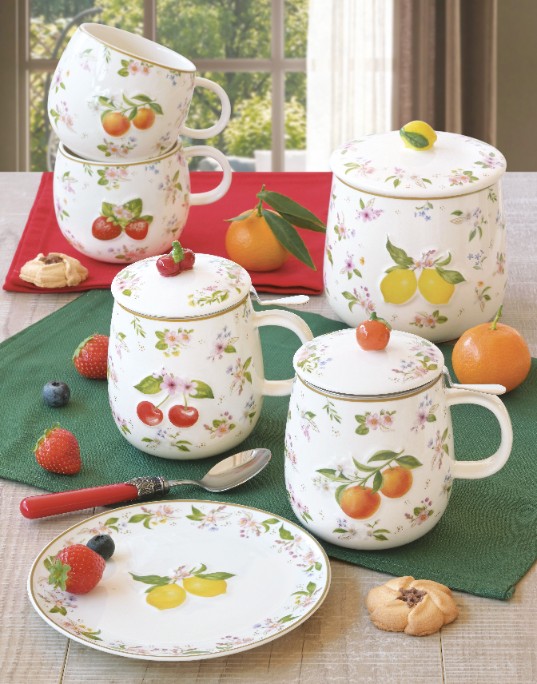 Kubek porcelanowy Cytryny 400 ml