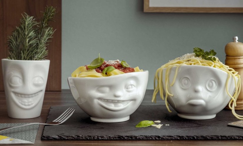 Bowl "Winking" in white, 500 ml