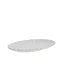 Porcelain oval serving plate Chrysanthemum beige 30 cm
