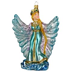 Sammlerstück Glasschmuck für Baum Prinzessin Schwan