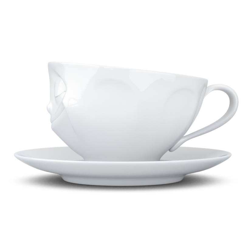 Hrnek na espresso s uchem "Zmatený", 80 ml