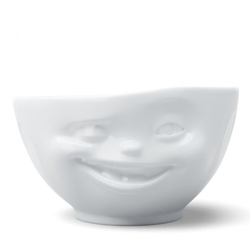 Bowl "Winking" in white, 500 ml