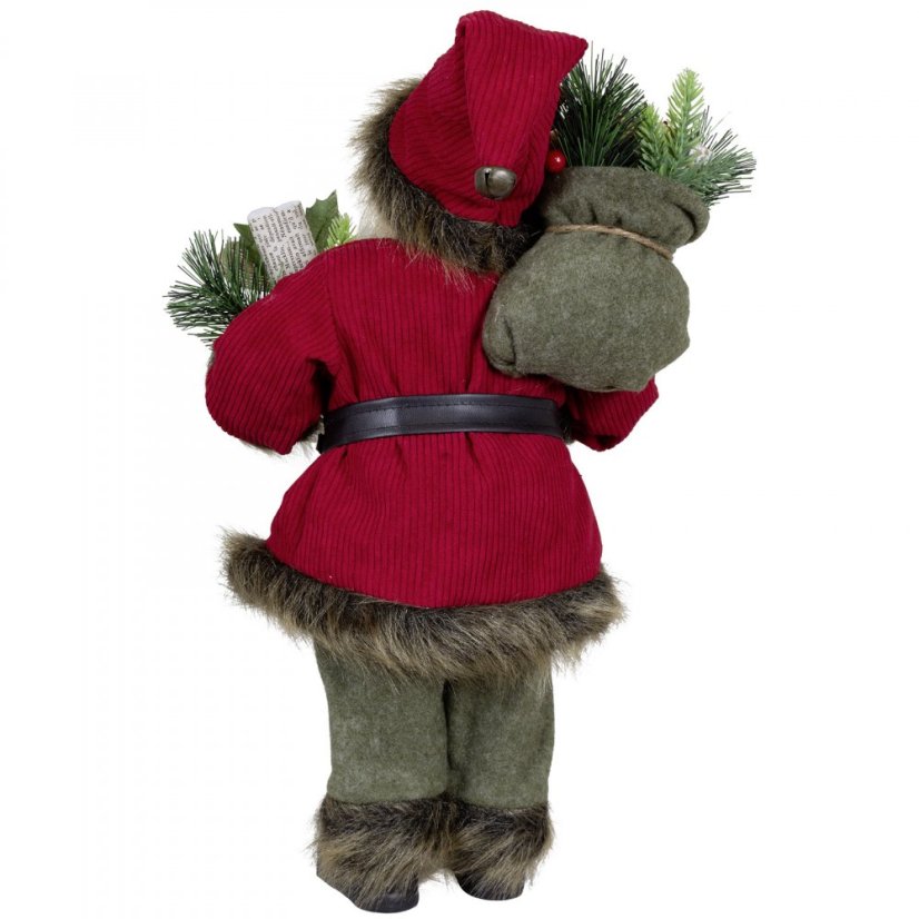 Vianočná dekorácia Santa s darčekmi 45 cm