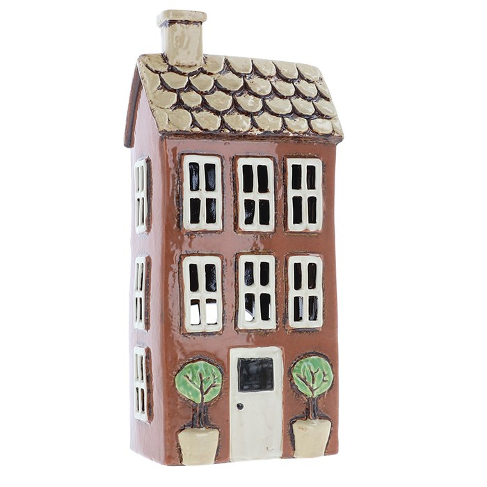 Ceramic candle holder House 28 cm