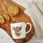 Large porcelain mug Scottish cow - Thank you 400 ml
