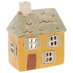 Ceramic candle holder House 12 cm
