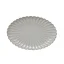 Porcelain oval serving plate Chrysanthemum beige 30 cm