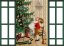 Postcard mini advent calendar Nostalgic window 16,5 x 11,5 cm