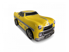 Plechová dóza Taxi