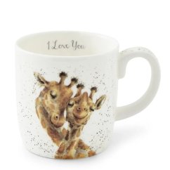 Porcelánový hrnek Žirafy - Miluji tě 310 ml