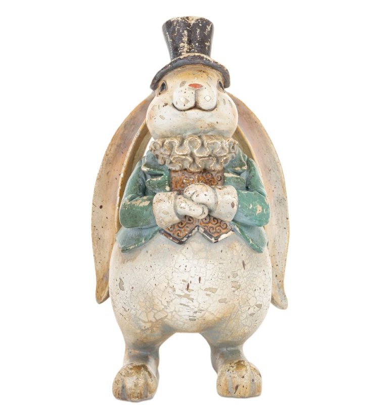 Veľkonočná dekorácia Rabbit vintage