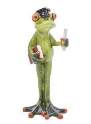 Sculpture Frog Graduate