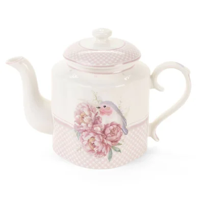 Porcelánová čajová kanvica Peonies 1,1l