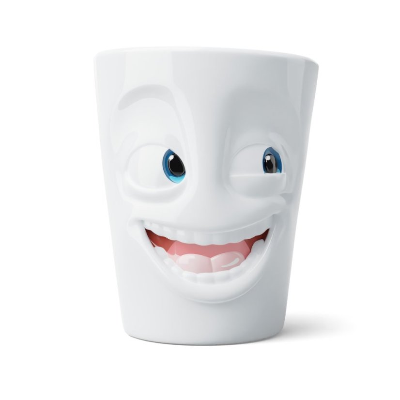 Hrnek s uchem "Žertující" barevný, 350 ml