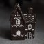 Ceramic candle holder House - Gingerbread house brown 16 cm