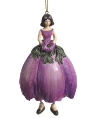 Dekoratívna závesná figúrka Kvetina dievča Anemone