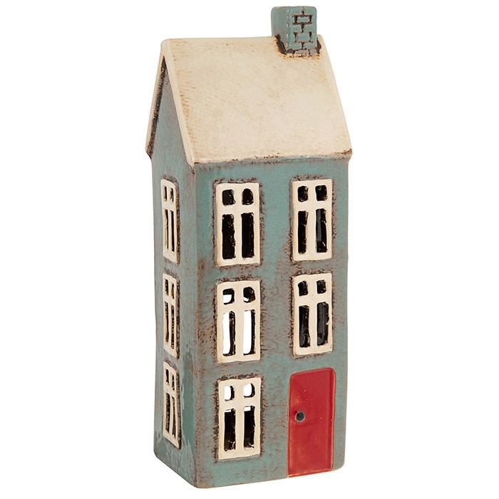 Ceramic candle holder House 28 cm