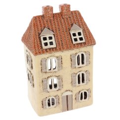 Ceramic candle holder House 22 cm