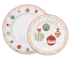 Porcelain dining set for 4 persons Decoration 8 pieces