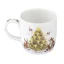 Porcelain mug Christmas tree and animals 310 ml