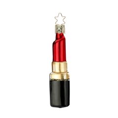 Collectible glass tree ornament Lipstick