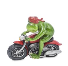 Soška Žaba Motorkář