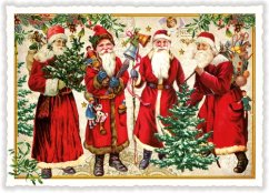 Vianočná pohľadnica Santa Claus 10,5 x 15 cm