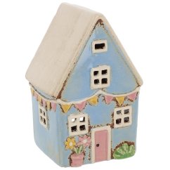 Ceramic candle holder House 15 cm