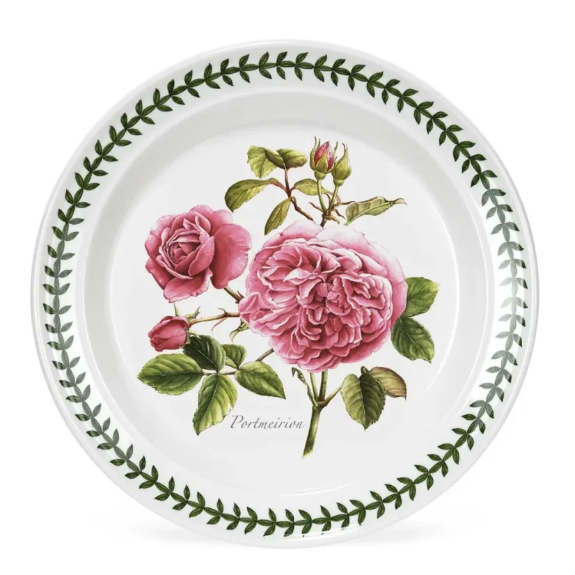 Keramický tanier Botanická záhrada - Ruže 20 cm