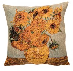 Gobelin-Kissenbezug Sonnenblume, Vincent van Gogh 45x45 cm