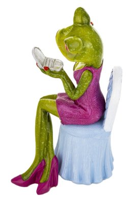 Skulptur Frosch Krasavice