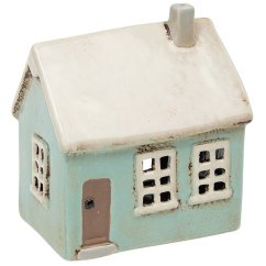 Ceramic candle holder House 12 cm