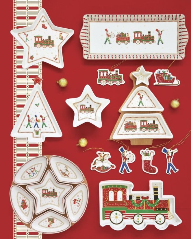 Porcelain serving bowl Polar Express 26 cm
