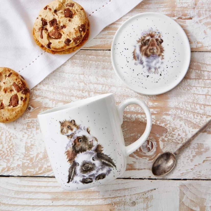 Porcelánový hrnek s podtáckem Kamarádi 290 ml