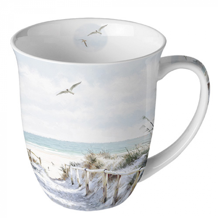 Porcelánový hrnek Na pláži 400 ml