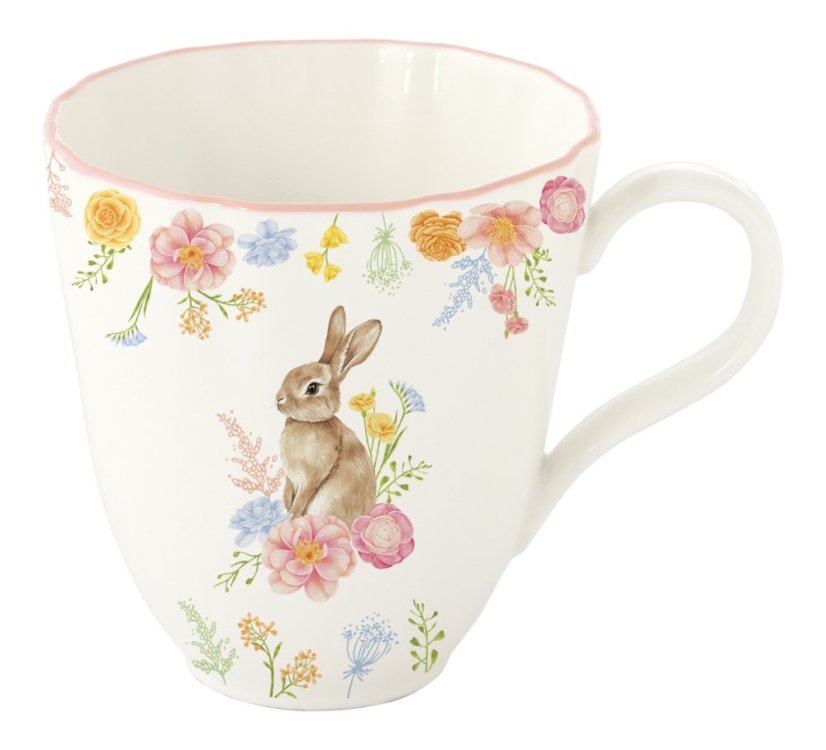 Porzellanbecher Osterhase 320 ml