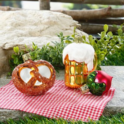 Sammelbaumschmuck aus Glas Bierglas