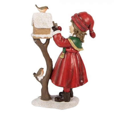 Vianočná figúrka „Dievča s kŕmidlom“, 19 cm