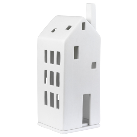 Porcelánový svícen Domek 18 cm